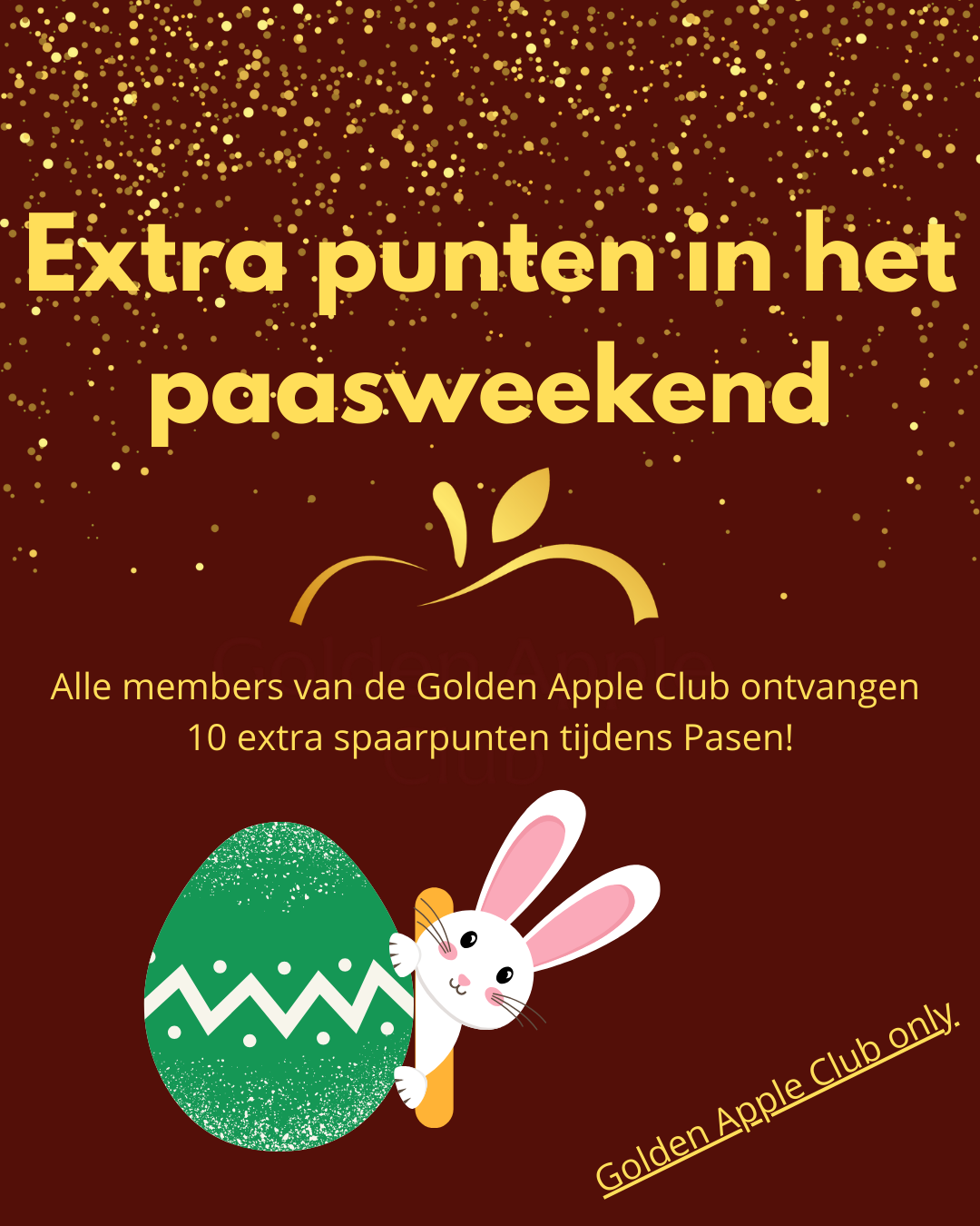 Extra punten tijdens het paaseweekend bij alle casino's van Big Apple